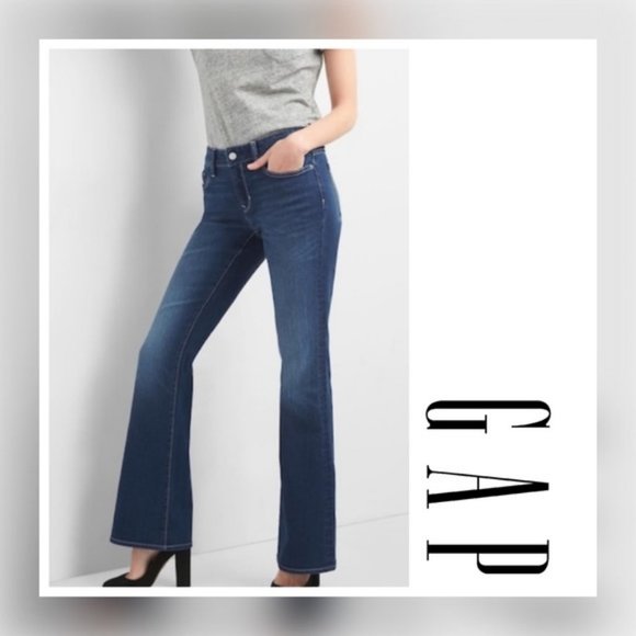 GAP Denim - Gap Curvy Low Rise Wide Jean's Size 12